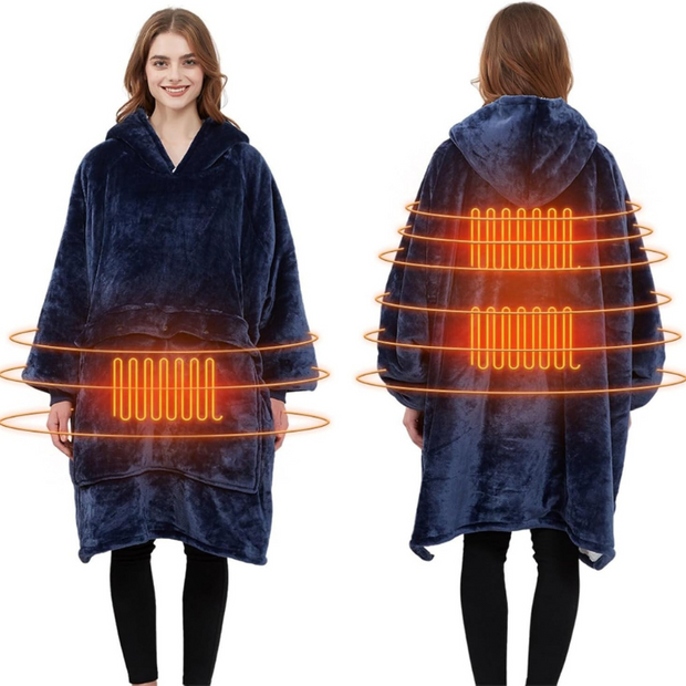 USB Heated Oversized Hoodie