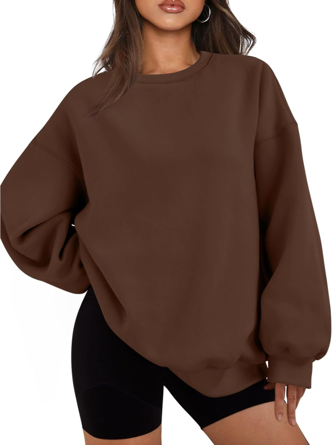 Long Sleeve Oversized Pullover Sweatshirt