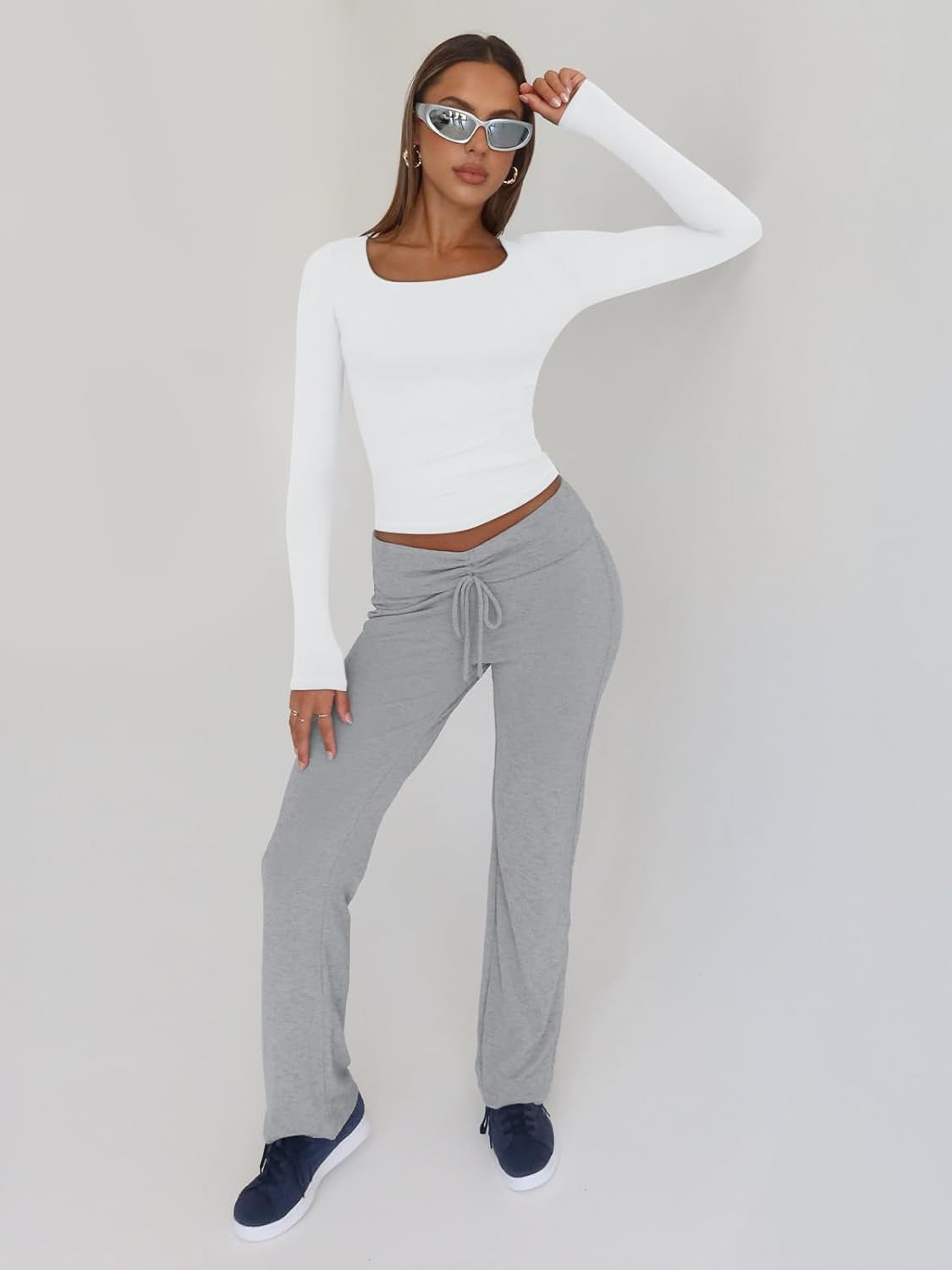 Long Sleeve Crop Tops For Woman