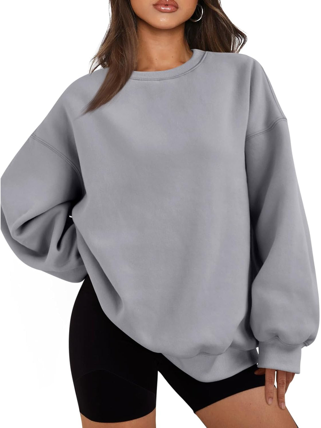 Long Sleeve Oversized Pullover Sweatshirt