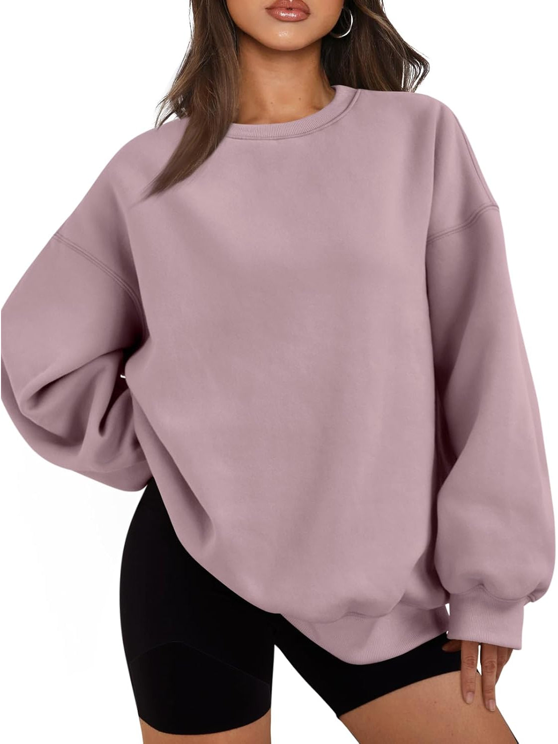 Long Sleeve Oversized Pullover Sweatshirt