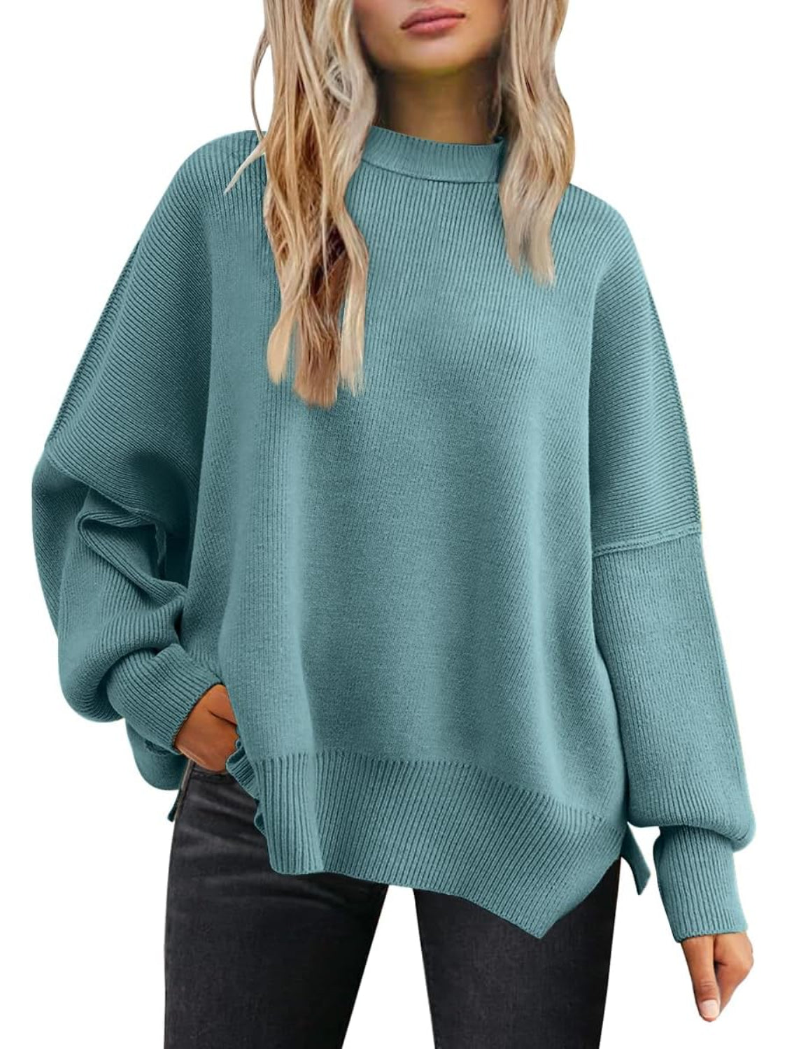 Cozy Batwing Sleeve Sweater For Woman