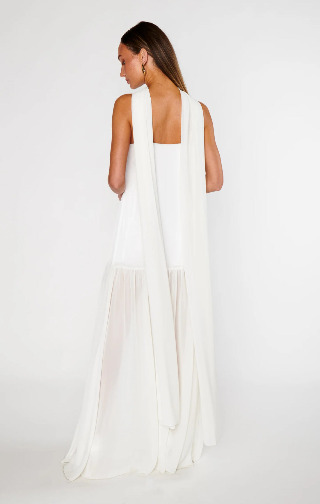 Spaghetti Strap Satin Maxi Dress