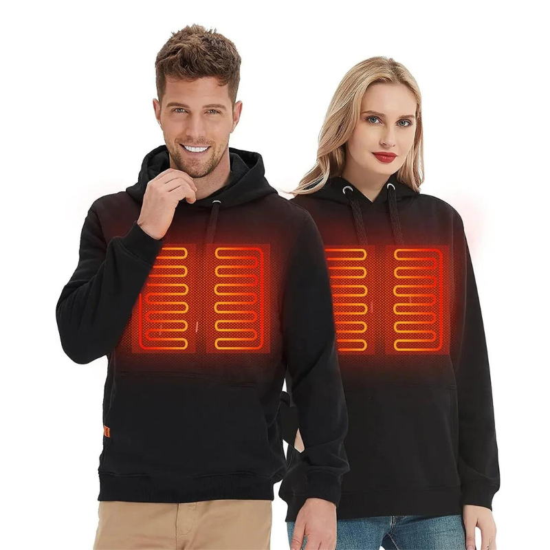 Heated Hoodie Cozy Thermal Wear for Outdoor Comfort