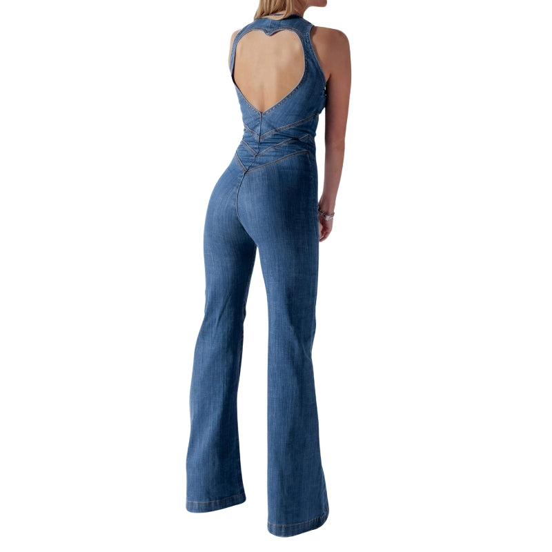 Vintage Inspired Denim jumpsuit