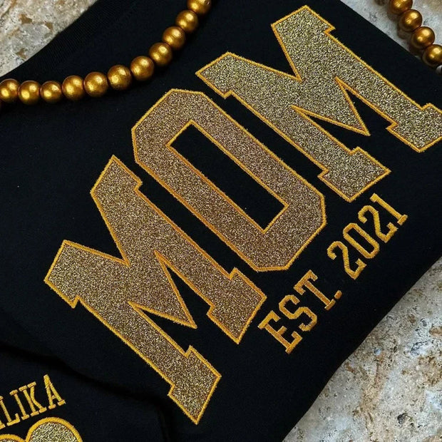 Classic Letter Patchwork Sweatshirt