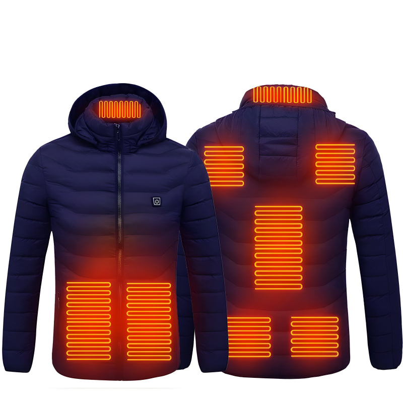 Heated Outdoor Jacket With Adjustable Temperature Control